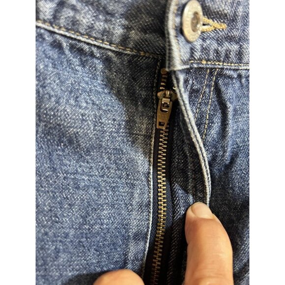 Vintage Y2K Phat Farm Jeans 39x32 Skater Carpenter Cargo Baggy Hammer Loop. - Picture 3 of 11